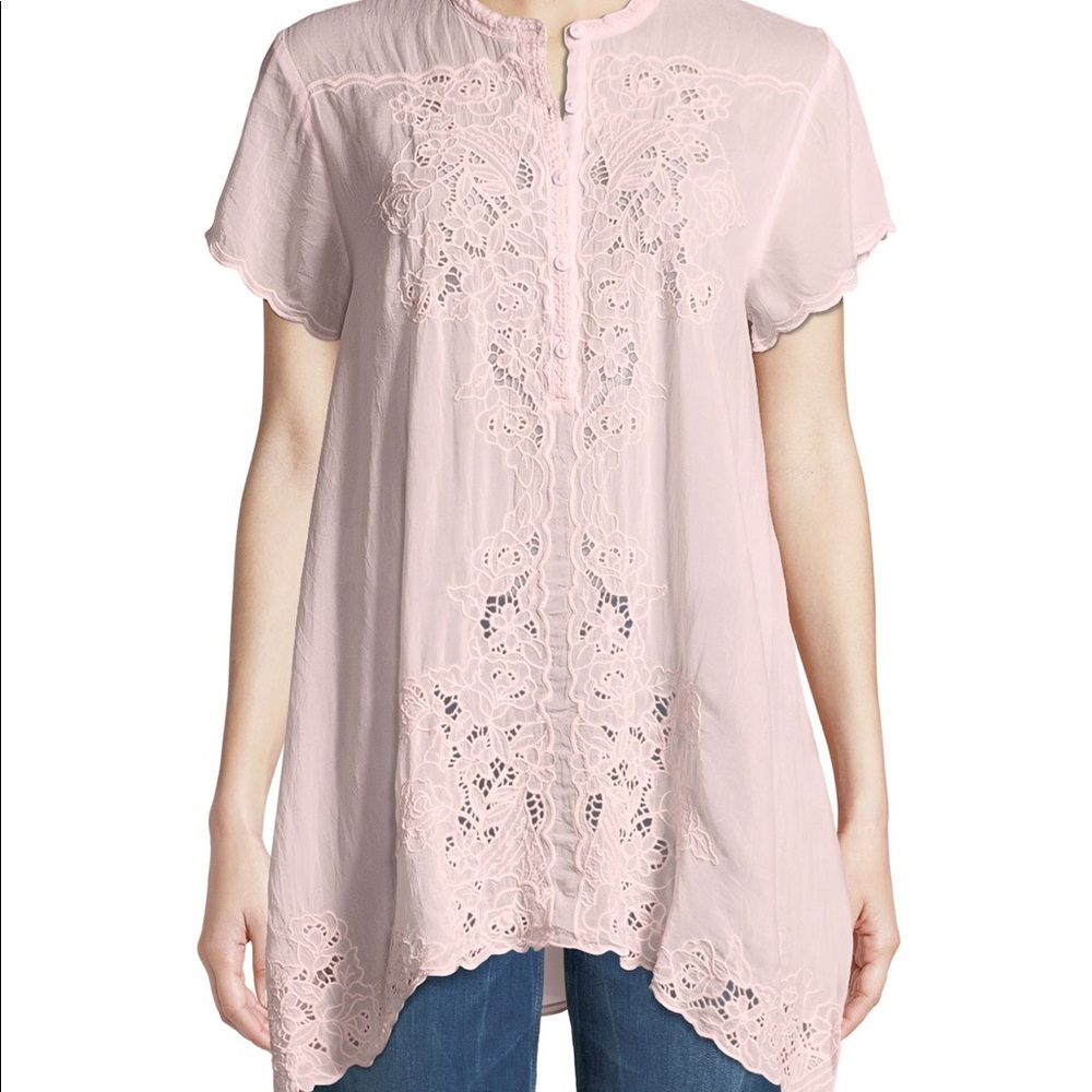 JOHNNY WAS Embroidered Tunic